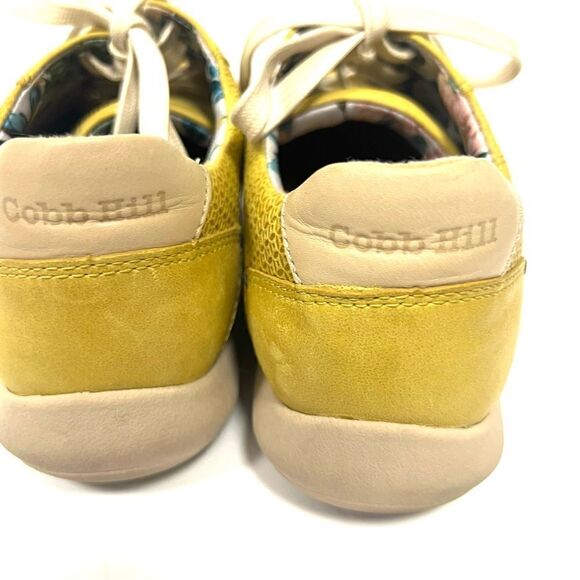 Cobb Hill mustard yellow leather sneaker    Size 10 - Picture 5 of 10